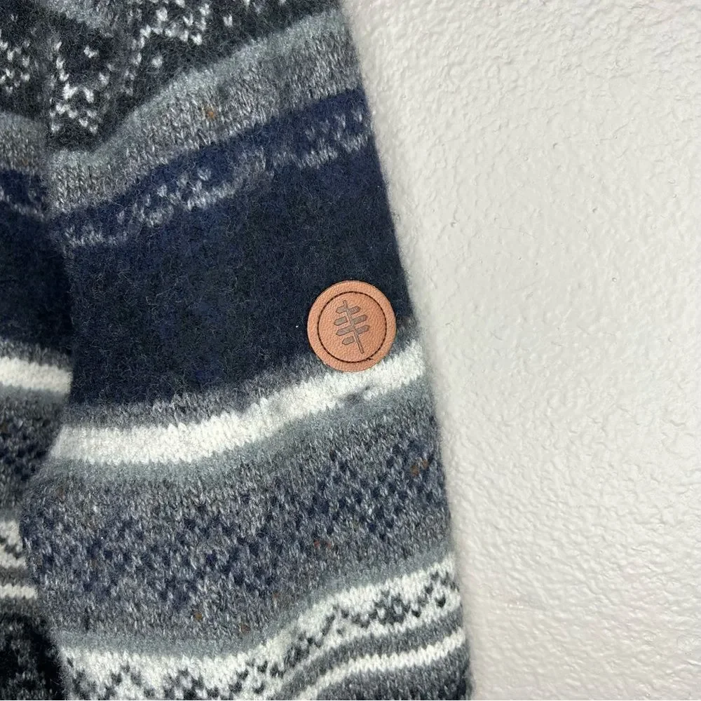 Royal Robbins Sequoia Standard Fit wool blend fair isle sweater mens size medium